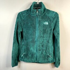 TNF The North Face Womens Osito Jacket Teal Blue | Soft Fuzzy | Size XS